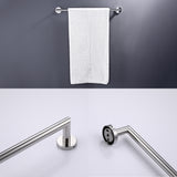 Bathroom Accessories Towel Bar 4-piece kit Round Chrome